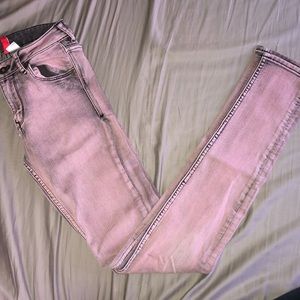 Purple acid wash jeans 🍇